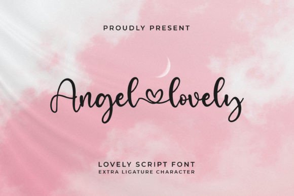 Angel Lovely Script Font for Web Designers and Digital Creators