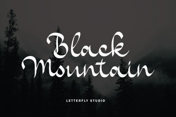 Black Mountain Font Review: A Graceful Script for Editorial Design