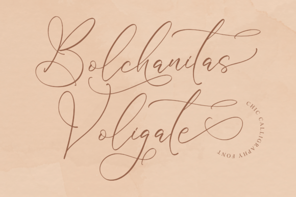 Bolchanitas Voligate: A Designer’s Script Font for Real Branding Projects