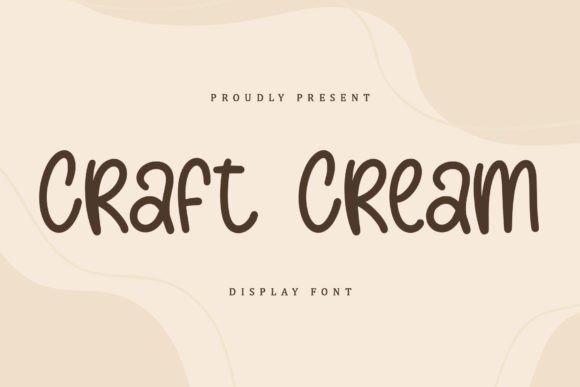 Cream Craft: A Script Font for Polished Editorial Design