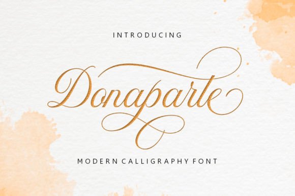 Donaparte: A Handwritten Font That Brings Editorial Warmth