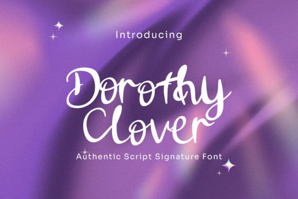 Dorothy Clover: A Graceful Script Font for Handmade Brands