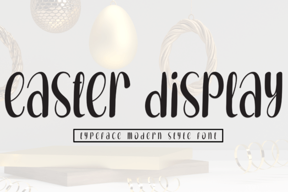 Easter Display: A Handwritten Font That Transforms Small Business Branding