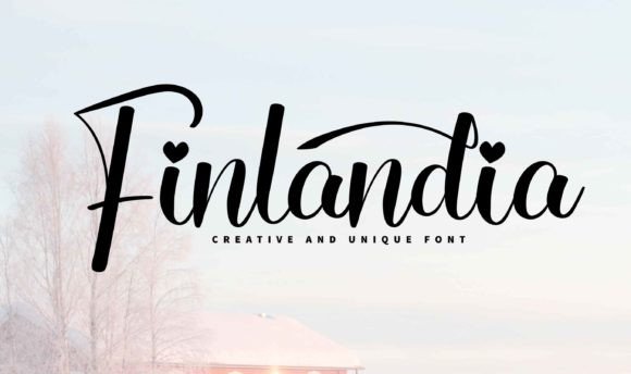Finlandia Font Review: A Handwritten Typeface with Romantic Charm for Brand Design