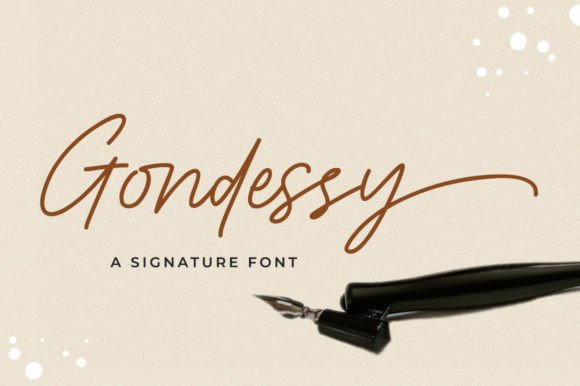 Gondessy: A Light Handwritten Font for Editorial Mood and Readability