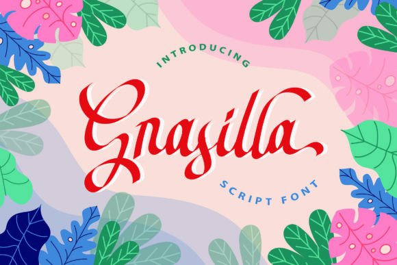 Grasilla: A Romantic Script Font for Editorial Design