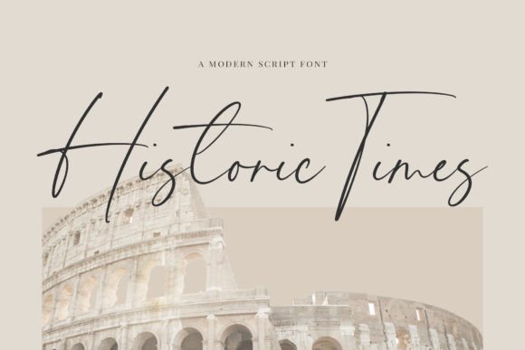Historic Times Font: A Handwritten Script for Editorial Design