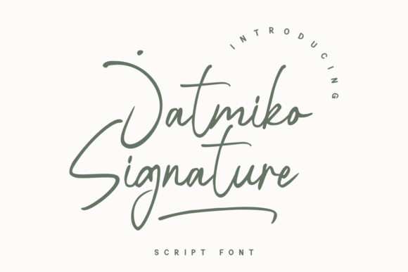 Jatmiko Signature Brings Warmth and Character to Modern Brand Design