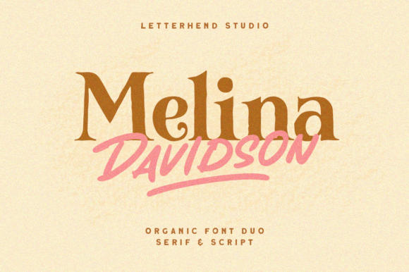 Melina Davidson: A Font Duo for Polished Small Brands