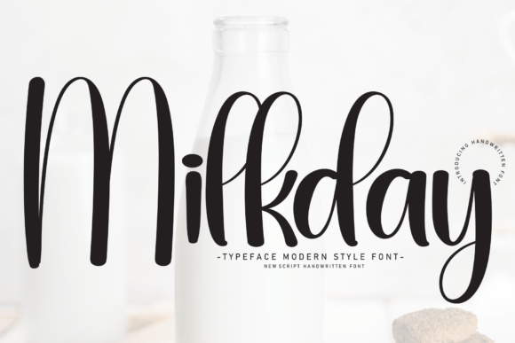 Milkday: A Handwritten Font That Brings Warmth to Editorial Design