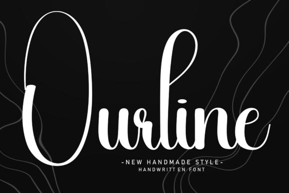Ourline Font Review: A Sweet Handwritten Display Font with Real Charm