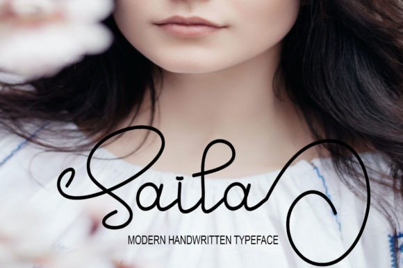 Saila: A Handwritten Typeface That Transforms Small Business Branding