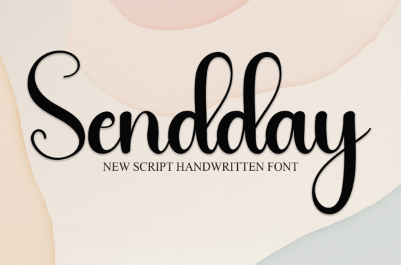 Sendday: A Handwritten Font That Feels Like a Warm Hello