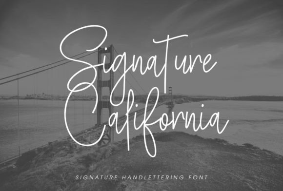 Signature California: A Premium Handwritten Font for Modern Branding