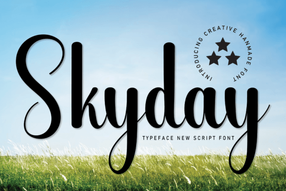 Skyday Handwritten Font for Handmade Product Makers