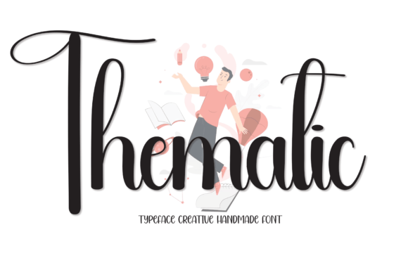 Thematic Font: Handwritten Typeface for Small Business Branding